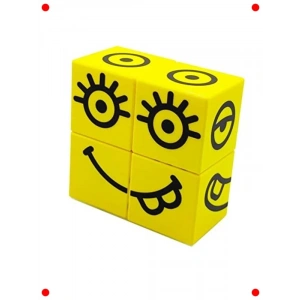 Manyetik Küp Suratlar Puzzle Seti