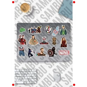 Marvel Temalı Sticker Etiket Seti - Çeşitli