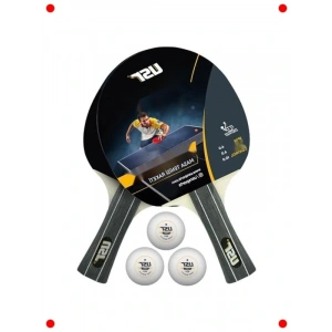 Masa Tenisi Raket & Top Seti (2 Raket, 3 Top)