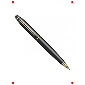 Mat Siyah Altın Detaylı Mekanik Kurşun Kalem