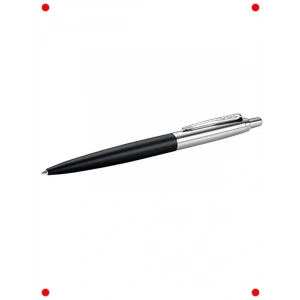 Mat Siyah Premium Tükenmez Kalem - Krom Detaylı