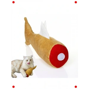 Matatabi Balık Şekilli Kedi Oyuncağı (Bol Sesli)
