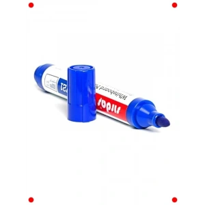 Mavi Beyaz Tahta Kalemi (Yuvarlak Uç, Silinebilir)