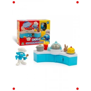 Mavi Figür Şef Mini Mutfak Seti - Çocuk Oyuncağı