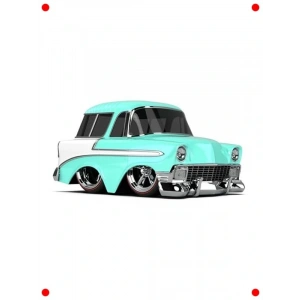 Mavi Özel Tasarım Oyuncak Araba - Klasik Model