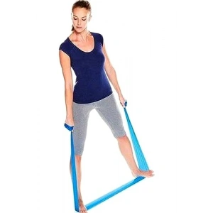 Mavi Pilates Bandı, 94x7 cm Ölçülerinde Egzersiz İçin