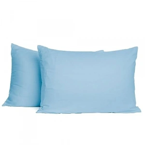 Mavi Renkli %100 Pamuklu 2’li Yastık Kılıfı Seti