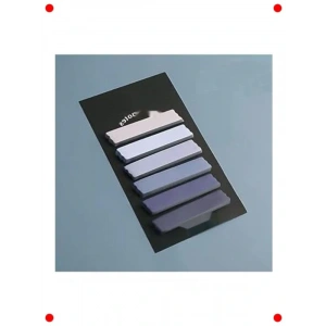 Mavi Temalı Yapışkan Not Seti - 6 Renk