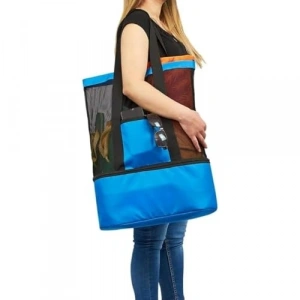 Mavi Yalıtımlı Termos Çanta, İçecek Taşıma