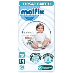 Maxi 54lü Bebek Bezi, Yumuşak ve Rahat Kullanım Sunar