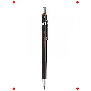 Mekanik Kurşun Kalem, 2.0 mm Uç, Siyah Gövde