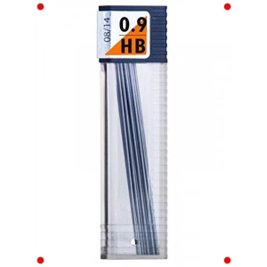 Mekanik Kurşun Kalem Ucu, 0.9mm, HB, 12li Tüp