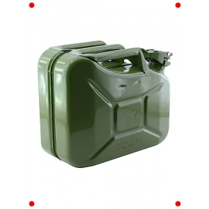 Metal Akaryakıt Bidonu (10 L) + Aktarma Borusu