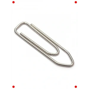 Metal Ataş - Gümüş Renk - 100 Adet (25 mm)