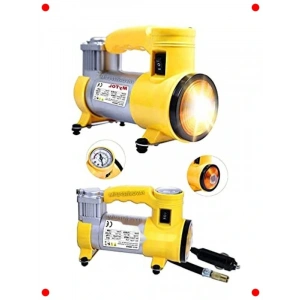 Metal Gövdeli Taşınabilir Lastik Şişirme Pompası Kompresör