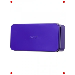 Metal Kalem Kutusu - 2-3 Kalem İçin, Mor