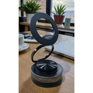 Metal Katlanabilir Vakumlu Manyetik Telefon Tutucu, 360 Derece Dönebilir