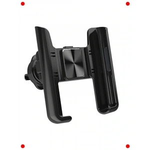 Metal Kelepçeli 360° Döner Araç İçi Telefon Tutucu