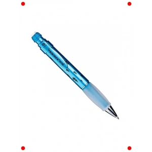 Metalik Mavi Mekanik Kalem 0.7mm - Şimşek Desen