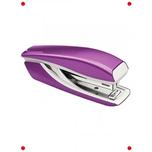 Metalik Mor Mini Zımba - 10 Sayfa Kapasiteli