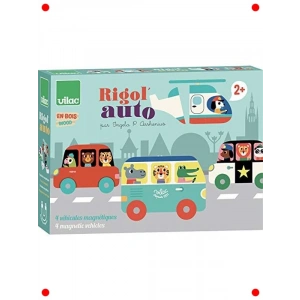 Mıknatıslı Ahşap Araçlar Şehir Temalı Set