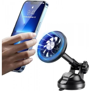 Mıknatıslı Uzayan Oto Telefon Tutucu, Vantuzlu ve 360 Derece