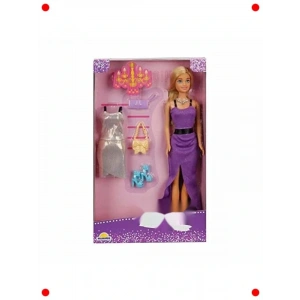 Minik Bebek ve Yedek Kıyafet Seti 29 cm