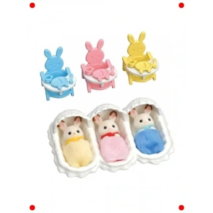 Minik Karakterler Bakım Seti: Üçüzler (3+)