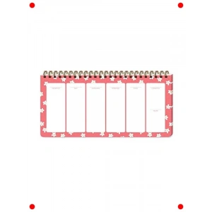 Minik Papatya Haftalık Spiralli Planlayıcı 13x27cm