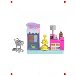 Minyatür Bebek ve Süpermarket Oyun Seti