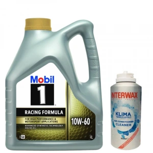 Mobil 1 10W60 Motor Yağı 4 L + Interwax Klima Tezleyici