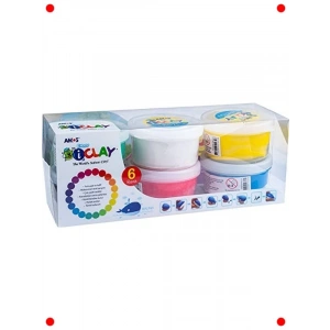 Modelleme Hamuru Seti 6 Renk (6 x 30g)