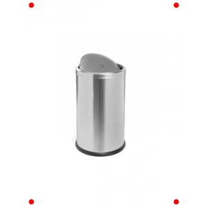 Modern 9 Litre Krom Kaplamalı Çöp Kovası