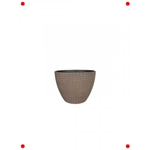 Modern Kahverengi Plastik Saksı