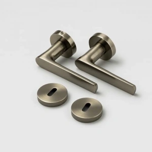 Modern Kapı Kolu Seti, Antik Füme Renk, Sağ ve Sol Uygun