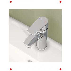 Modern Krom Kaplama Tek Kollu Lavabo sı