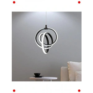 Modern Siyah  Sarkıt ize - Beyaz Işık - Ayarlanabilir