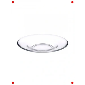 Modern Tasarım Cam Çay Tabağı Seti