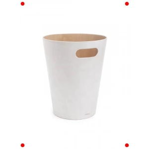 Modern Tasarımlı Çok Amaçlı Ahşap Çöp Kovası