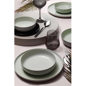 Moderna 18 Parça 6 Kişilik Yemek Takımı Yeşil