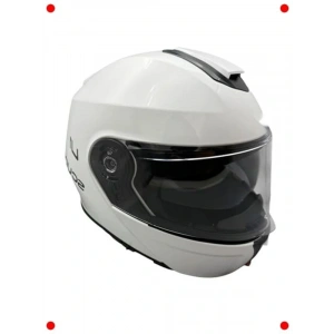 Modüler Çene Açılır Kask Güneş zörlü ECE 22.06 Beyaz M