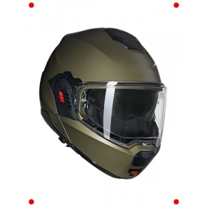 Modüler Motosiklet Kaskı - Mat Kahverengi XL