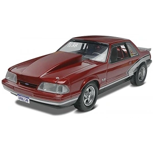 Monogram ölçek 1: 25  1990 Mustang LX 5.0 Drag Race Auto (çok renkli)