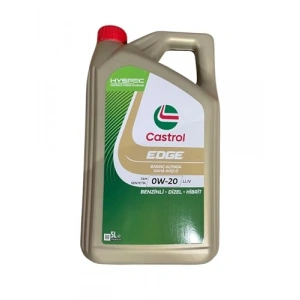 Motor Yağı 0W-20, Castrol Edge 5 Litre Uzun Süreli Koruma