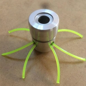 Motorlu tırpan, çim biçme için alüminyum kafa