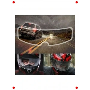 Motosiklet Kask Cam Filmi: Yağmur ve Buğu Engelleyici