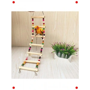 Muhabbet Kuşu Ahşap Köprü & Merdiven 27x7cm