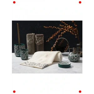 Nakış Detaylı Krem El Yüz Hsu 50x90 cm