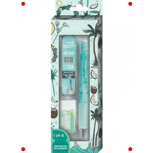 Nane Yeşili Doğa Desenli Kalem Seti 0.7mm