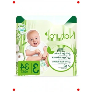 Natural Bebek Bezi - 3 Beden di - 34 Adet
